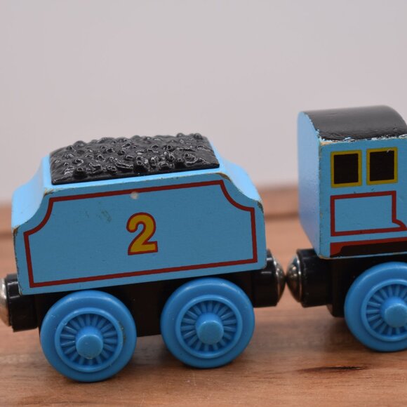 Edward & Edward's Tender Train 2003 Thomas & Friends Wooden Railway Wood Engine - Picture 5 of 6